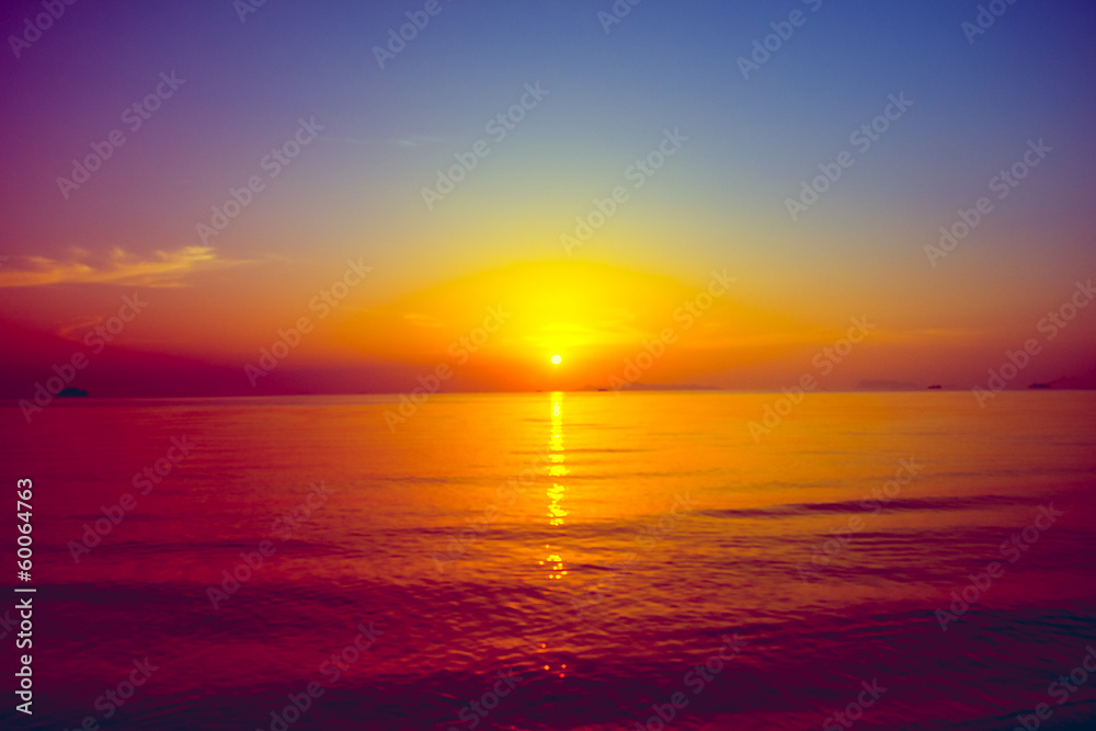Obraz premium Tropical sunset