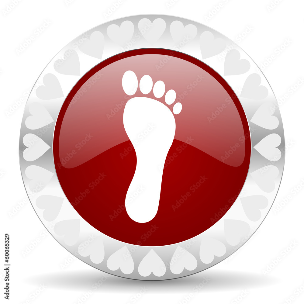 foot valentines day icon foot valentines day icon