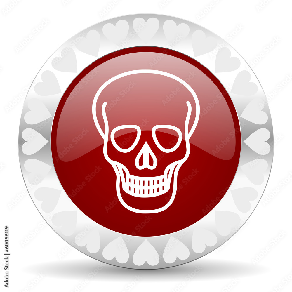 skull valentines day icon skull valentines day icon