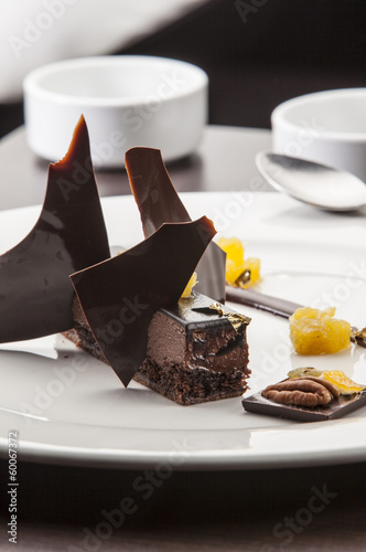 Fototapeta Naklejka Na Ścianę i Meble -  postre chocolate