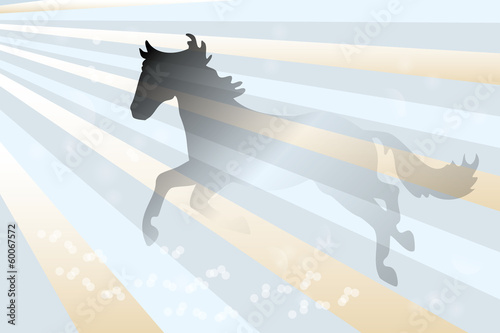 Abstract horse background