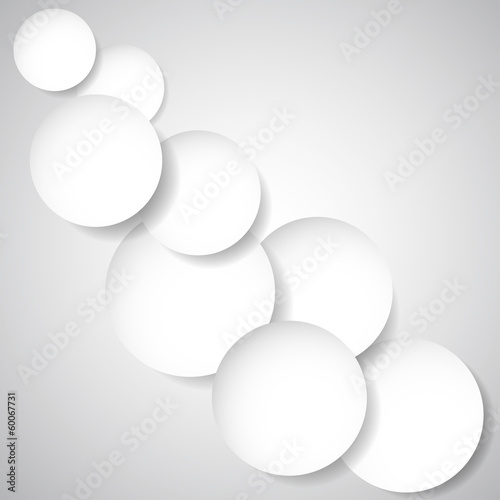 White paper round notes.vector