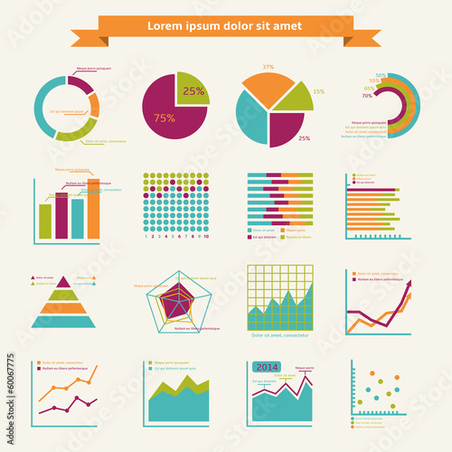 Business infographic elements