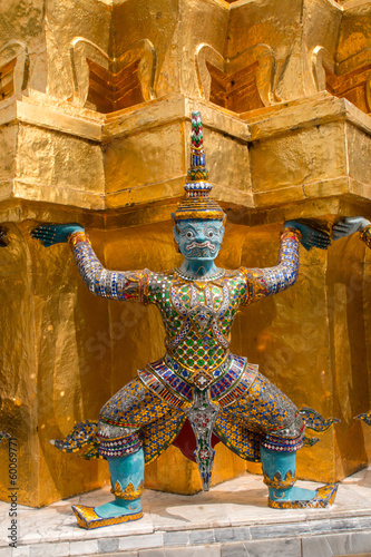 Guardian statue in Wat PhraKaew