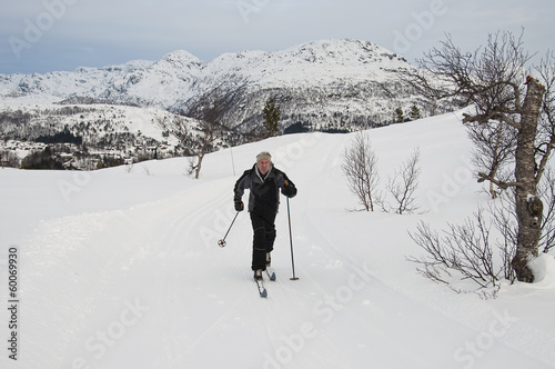 Male cross country skier