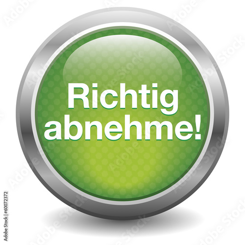 Richtig abnehme! Button