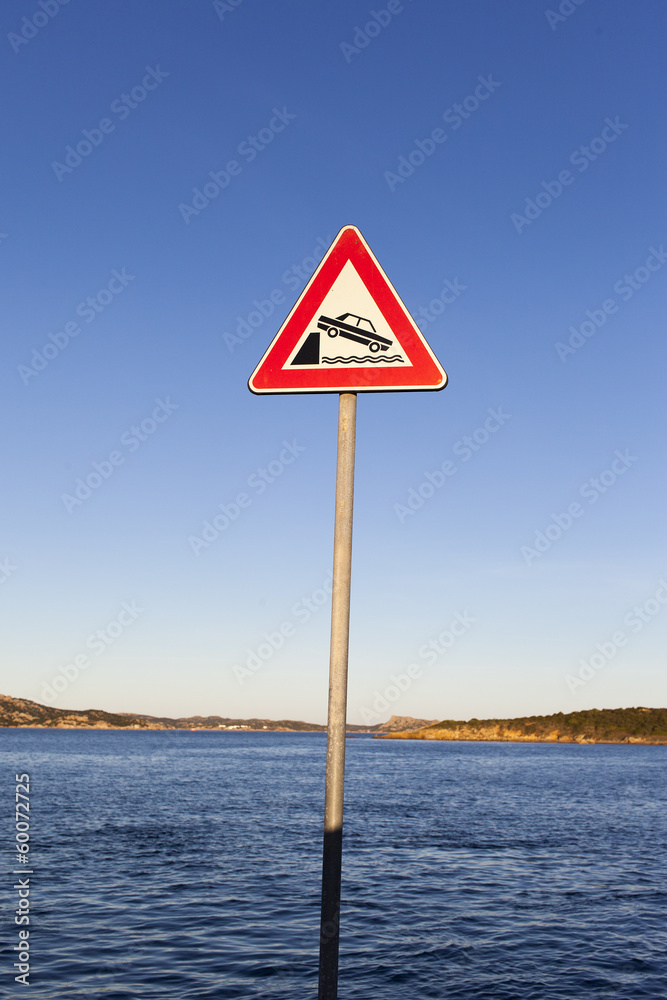Traffic sign. Traffic sign.