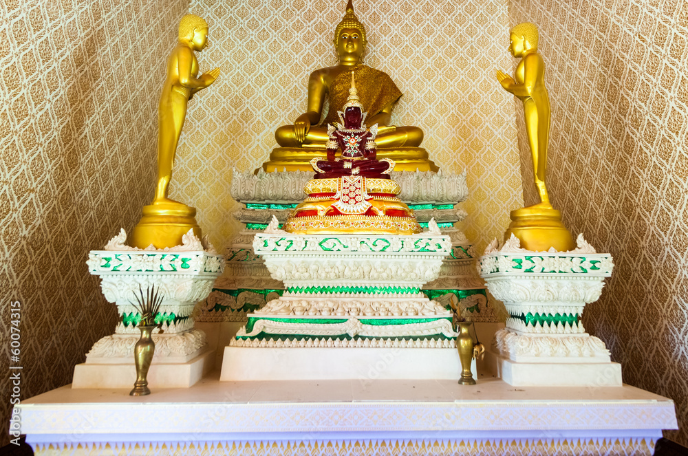 golden buddha. Thailand.