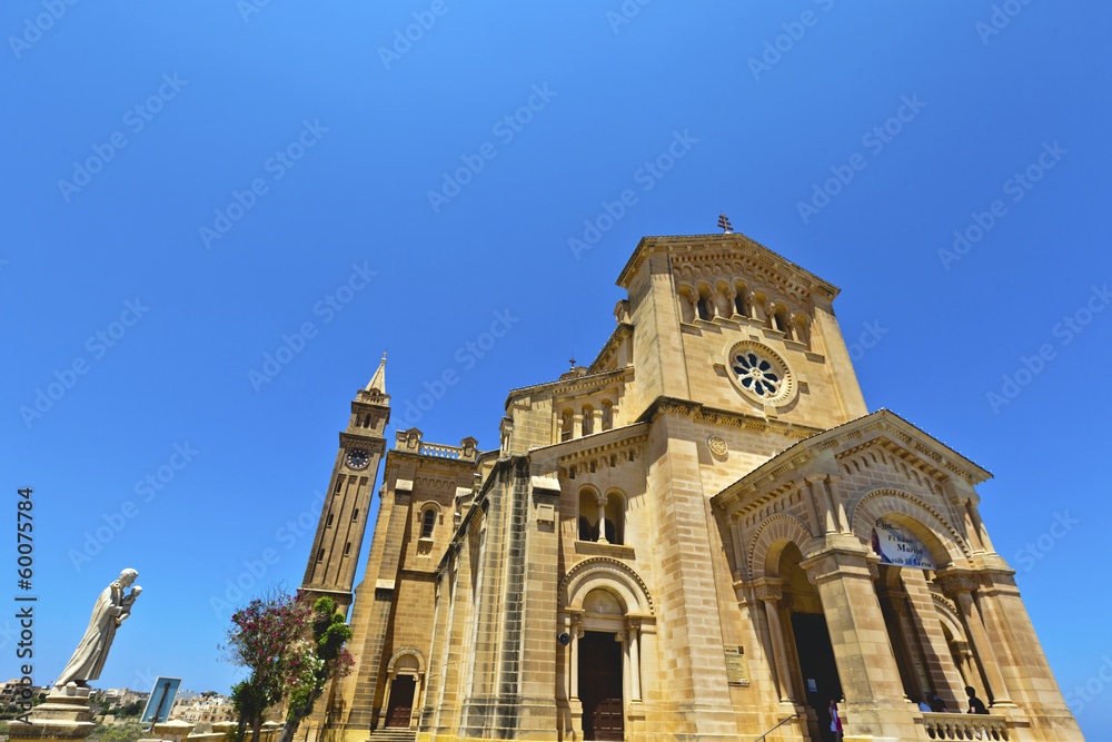 Church of Ta' Pinu on the island of Gozo, Malta.