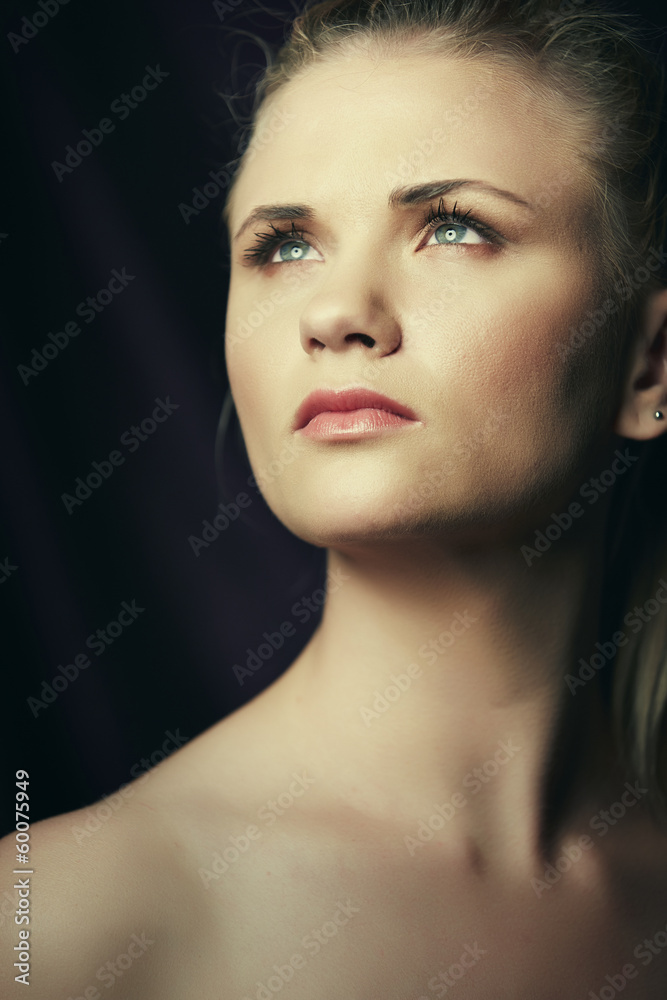 Serious young Woman Serious young Woman