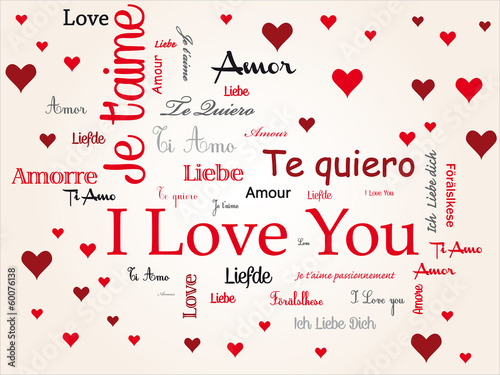 I love you