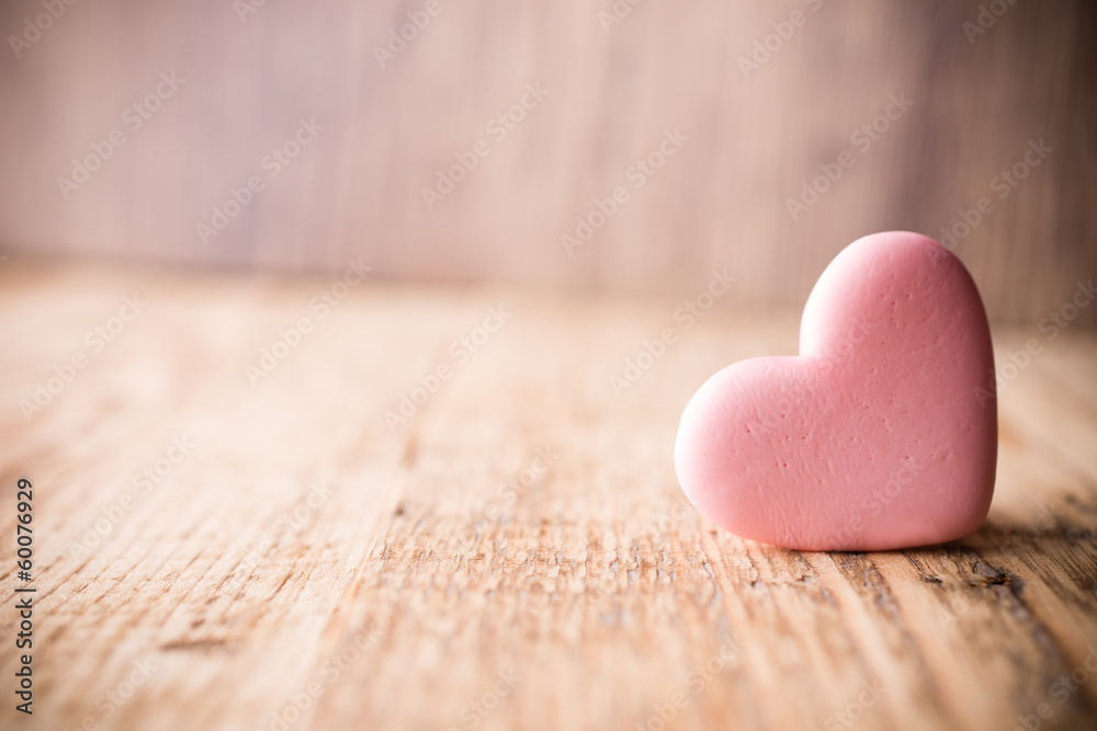 Fototapeta premium Pink heart.