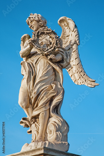 Rome - Angels bridge - Angel with the thorn crown