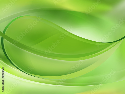 Blatt auf grünem Hintergrund