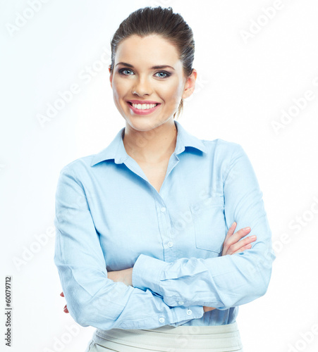 Smiling business woman portrait.