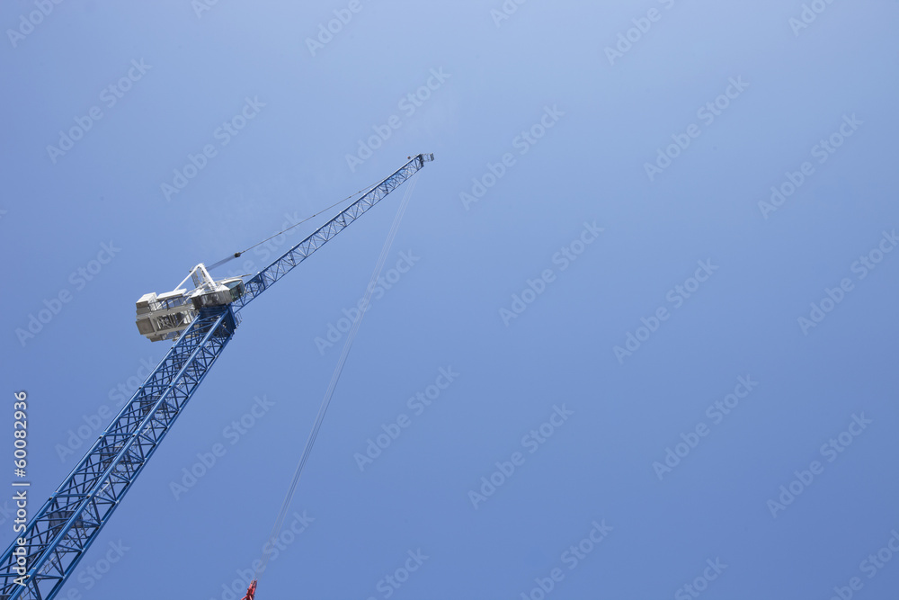 View from below of Crane