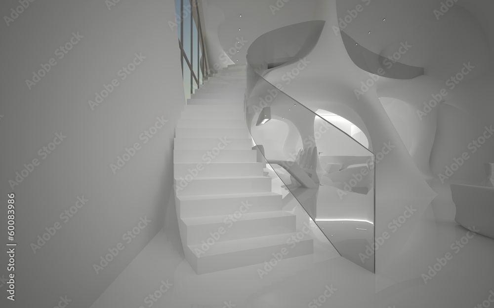 A series of abstract images of the interior of the penthouse. In