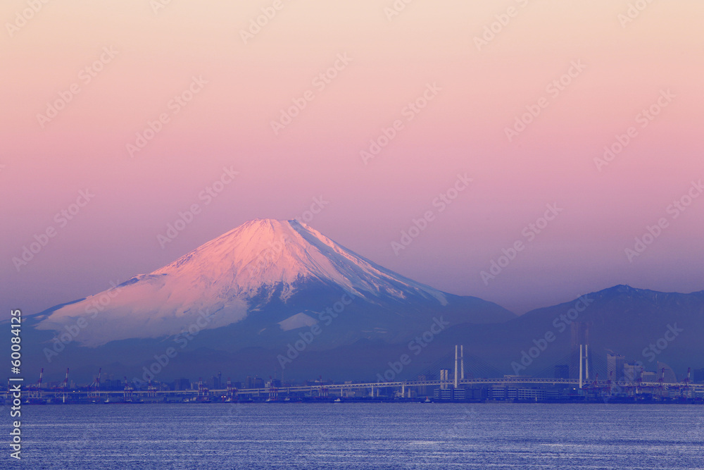 海ほたるから富士山