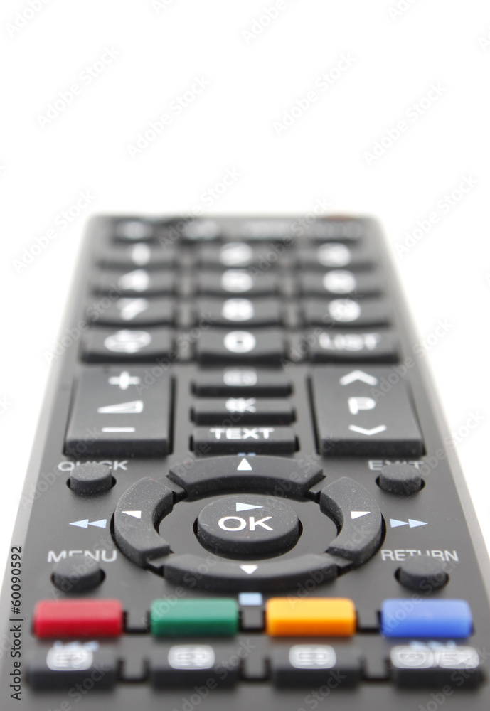 Remote control isolated on white Remote control isolated on white