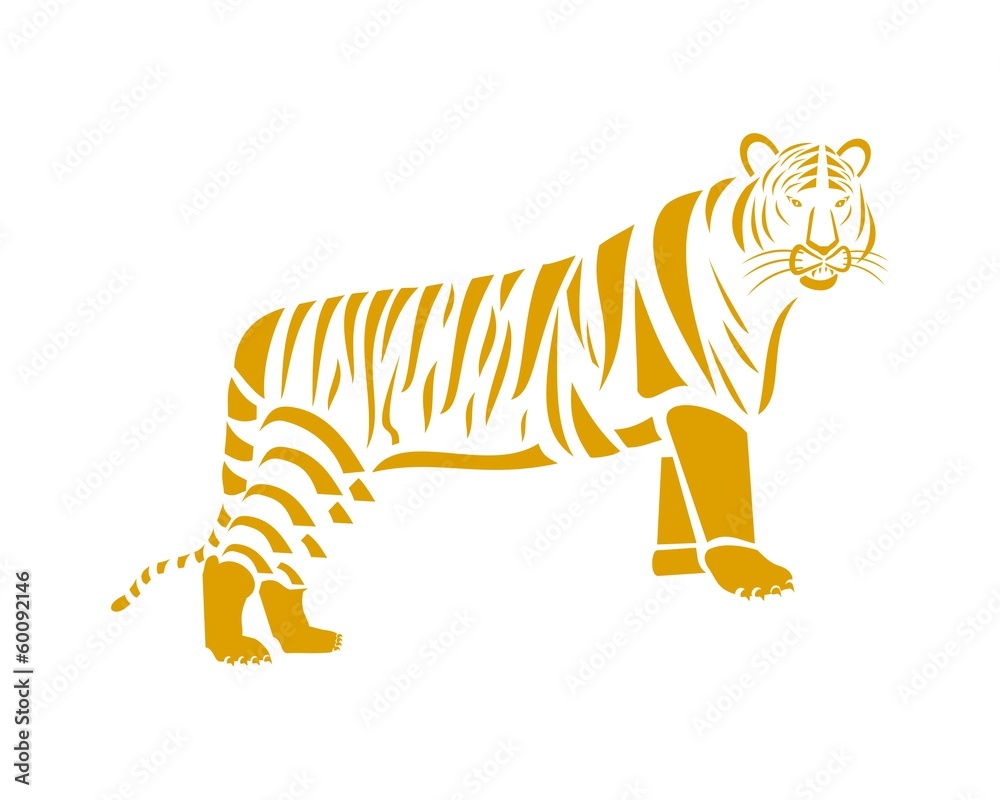 Tiger animal simple