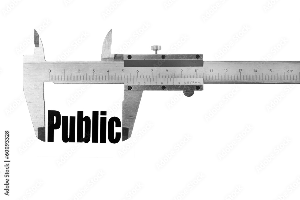 The size of our public The size of our public
