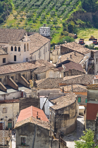 Panoramic view of Tursi. Basilicata. Italy.