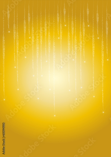 Pioggia di stelle dorate