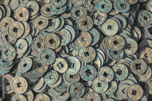 Photography China vintage coin