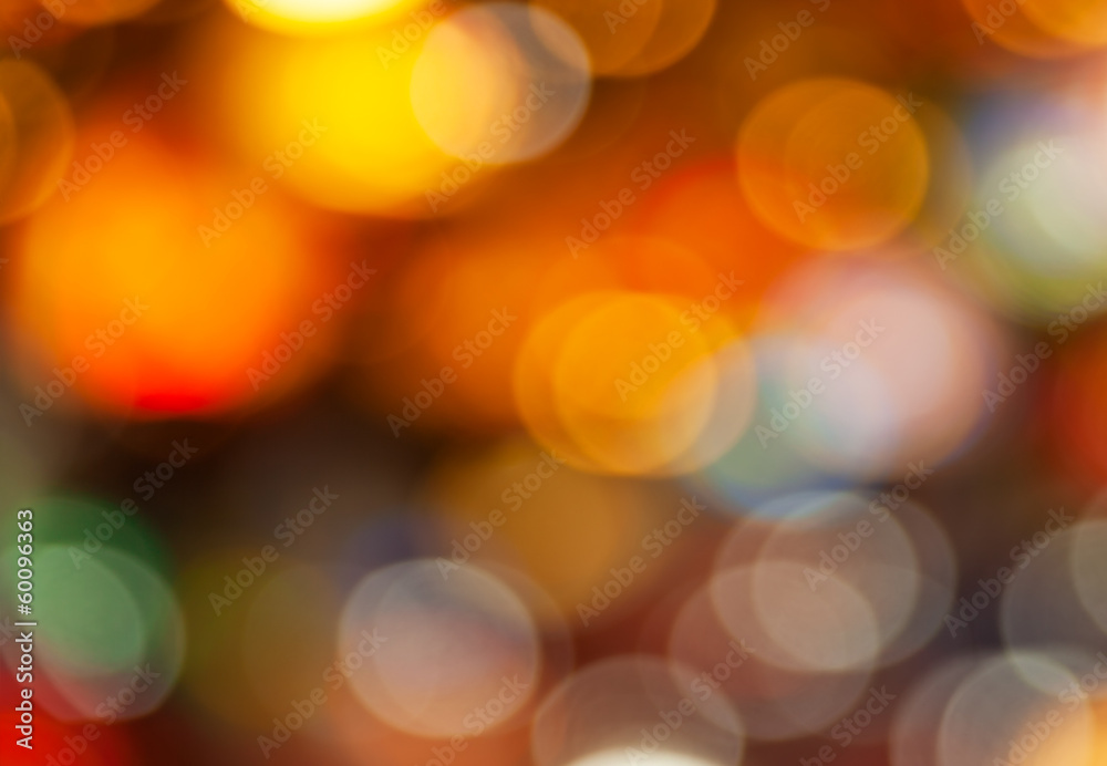 Obraz premium Multicolored abstract circular bokeh background.