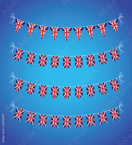 set of uk bunting
