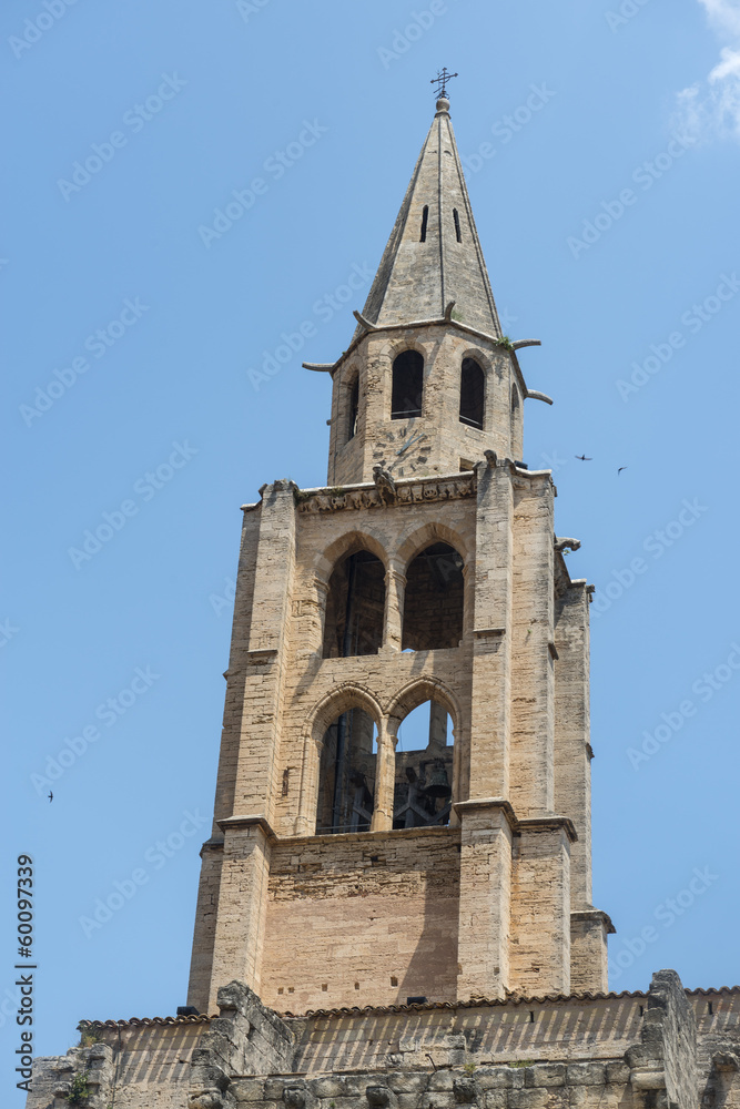 Montagnac, gothic church