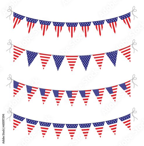 usa bunting set