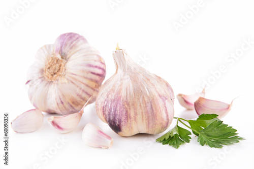 garlic bulb isolated