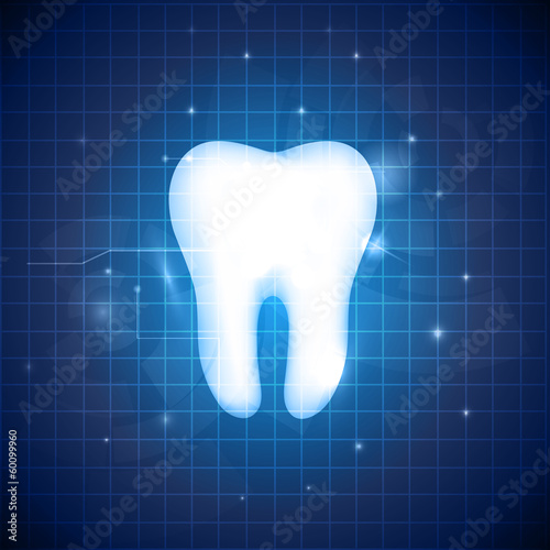 Blue dental design