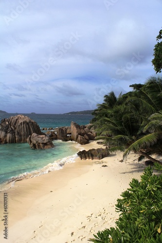 Fototapeta Naklejka Na Ścianę i Meble -  Plage aux Seychelles