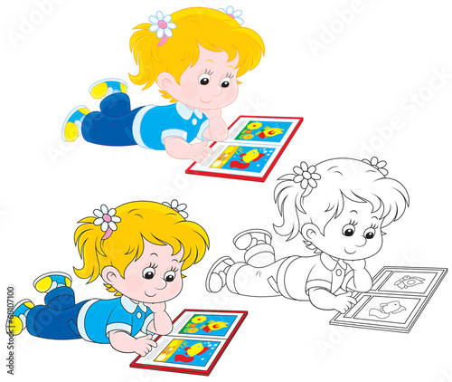 Girl reading