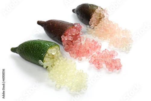 finger limes, citrus caviar photo