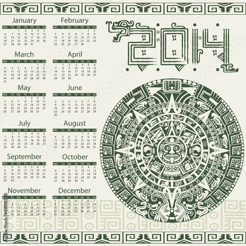 Mayan calendar 2014