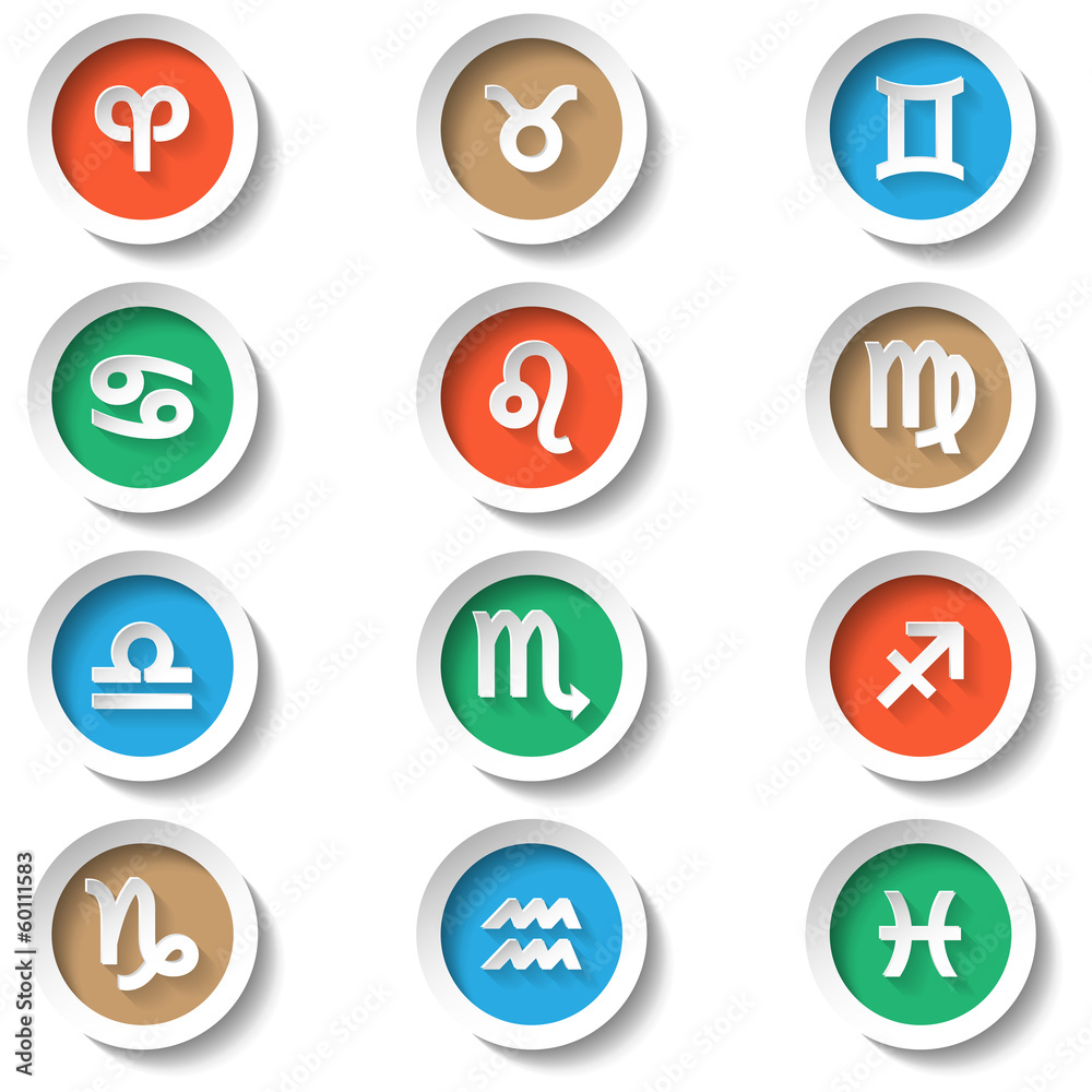 Zodiac icons Zodiac icons