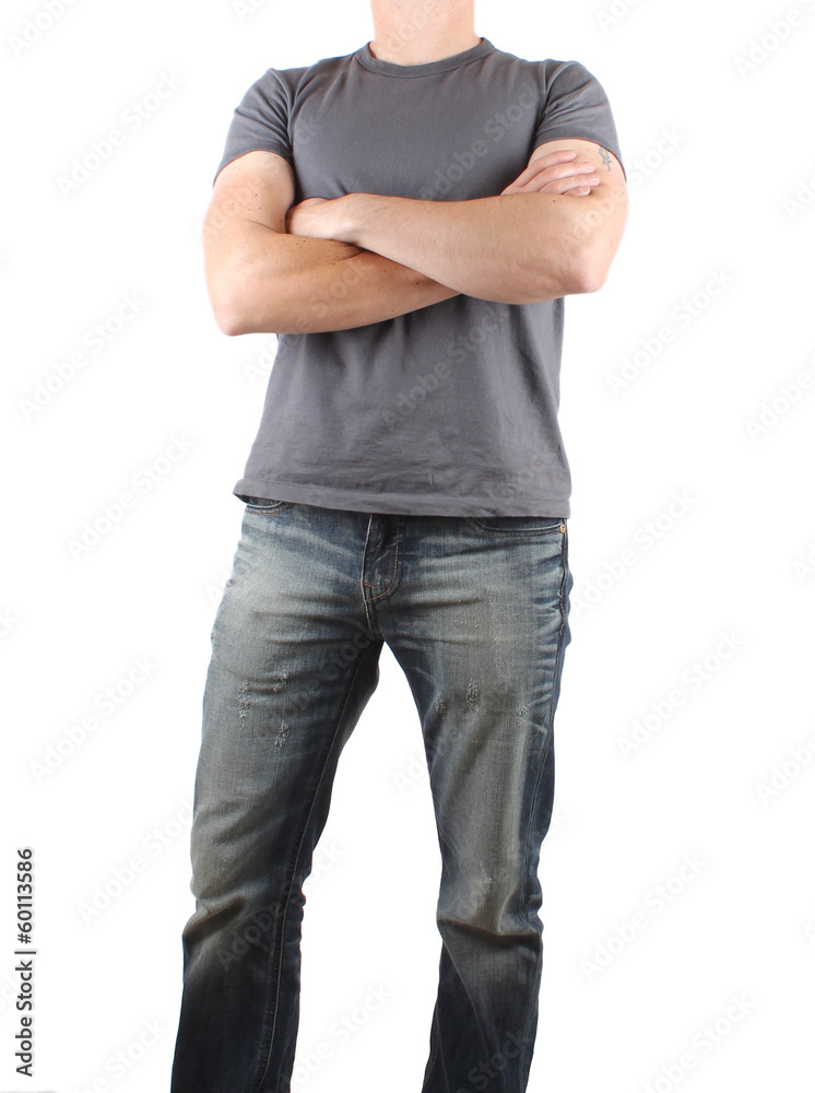 man with hands folded man with hands folded