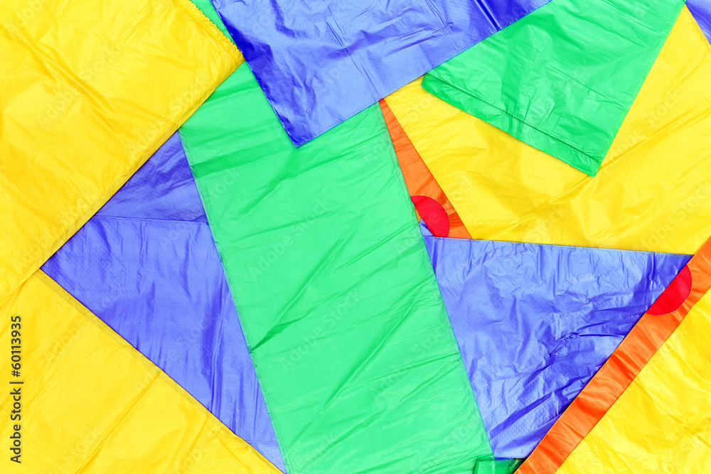 Naklejka premium Plastic bags background