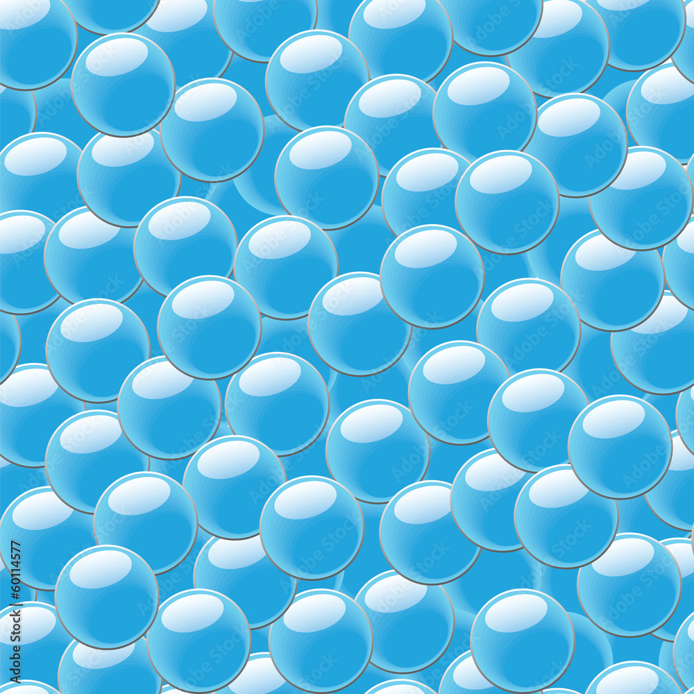Abstract seamless background with blue bubbles Abstract seamless background with blue bubbles