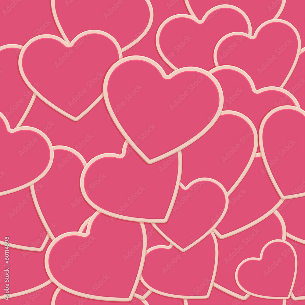 Tile Heart Background One Tile Heart Background One