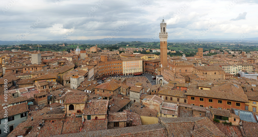 Fototapeta premium Siena town-panorama