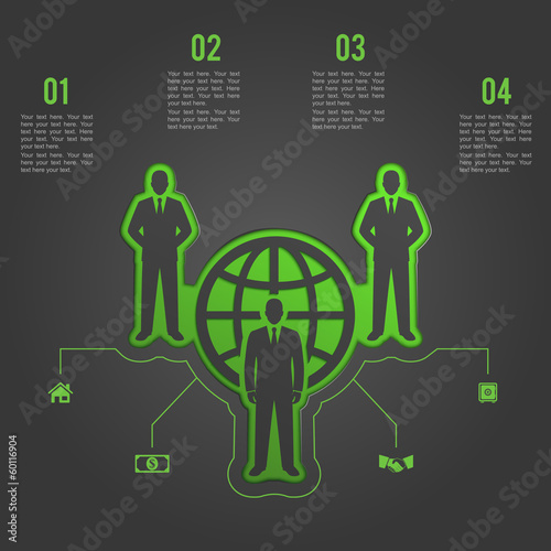 human resources infographic elements. business team concept