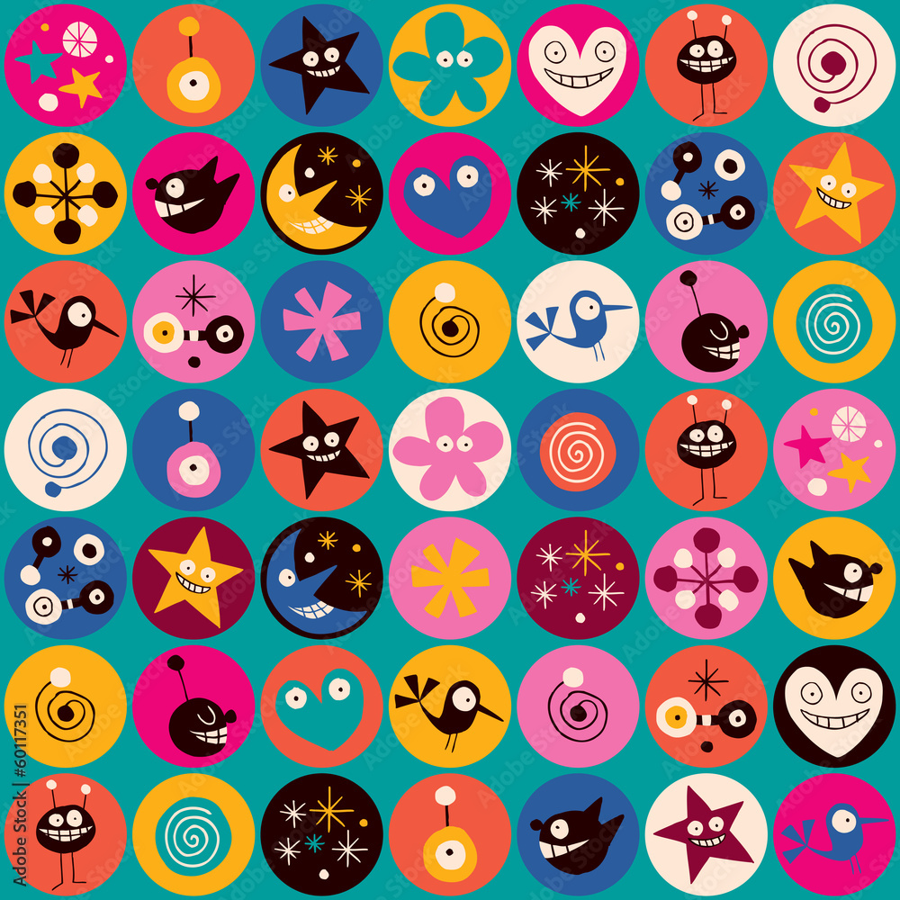 fun cartoon pattern