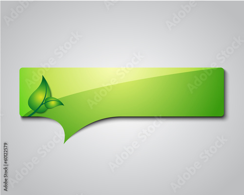 eco information sign / logo