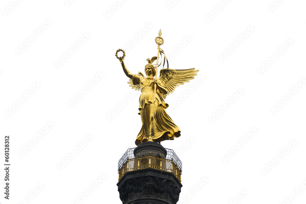 Obraz premium goldelse siegessäule berlin (freisteller)