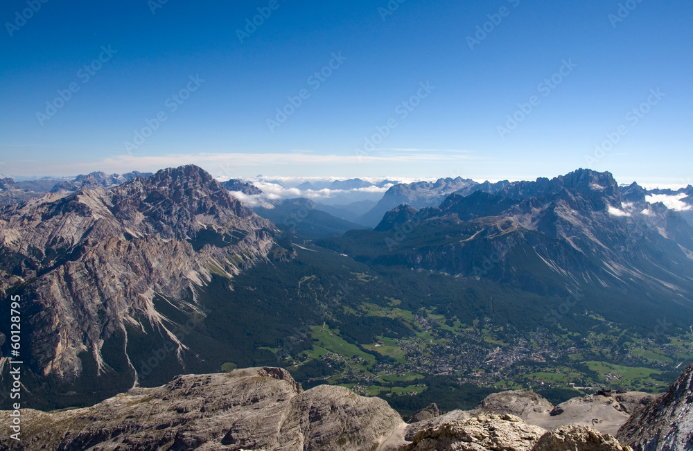 Obraz premium Cortina d´Ampezzo - Dolomiten - Alpen