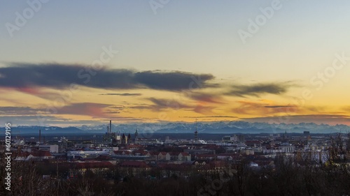 TIMELAPSE - skyline munich